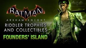 • riddles • trophies • militia shields stagg enterprises airships: Batman Arkham Knight Guide Every Riddler Trophy S Location Vg247