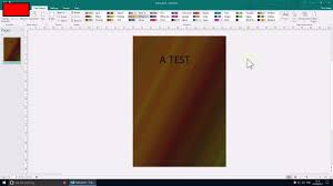 How To Add And Set A Background Picture In Publisher Tutorial Youtube
