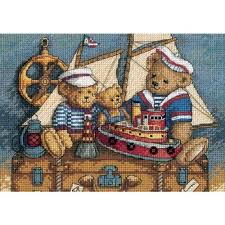 Gorgeous images, phenomenal detail and the highest quality of materials available go into every gold collection kit by dimensions. Dimensions Gold Collection Petite Ahoy Bears Cntd X Stitch Kit Http Www Amazon Com Dp Dimensions Cross Stitch Cross Stitch Cross Stitch Patterns Christmas