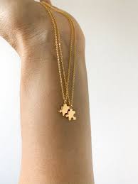 Queenberry sterling silver autism puzzle enamel awareness european style dangle bead charm. Puzzle Piece Necklace Puzzle Piece Charm Bestie Necklace Etsy Puzzle Piece Necklace Bestie Necklaces Star Necklace Gold