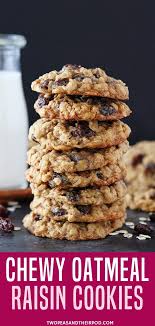 Chewy Oatmeal Raisin Cookies Soft Oatmeal Raisin Cookies Oatmeal Raisin Cookies Chewy Cookie Recipes Oatmeal Raisin