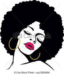 Stock Illustration Of Afro Hair Hippie Woman Pop Art Csp12504894 Search Vector Clipart Drawings Illustrations A Afro Art African Art African American Art