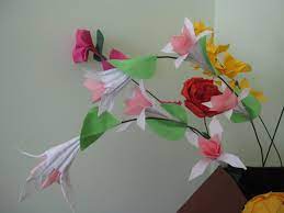 Origami Fuchsia Fuksja Origami Origami Flowers Origami Paper Flowers