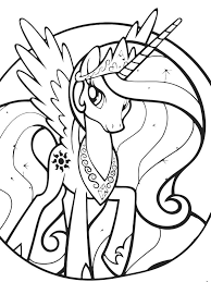 The episode's title is a portmanteau of dragon and fluttershy. Princess Luna Coloring Pages Coloring Home