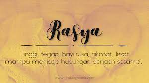 Grafik pencari arti nama ardiansyah. Arti Nama Rasya Tentangnama