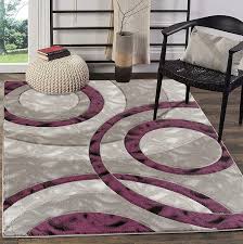 Buy products such as home dynamix tribeca amelia geometric area rug, multi, 7'10 round at walmart and save. Buy Glory Rugs Area Rug Modern 4x6 Purple Circles Geometry Soft Hand Carved Contemporary Floor Carpet Fluffy Texture For Indoor Living Dining Room And Bedroom Area Online In Vietnam B08czbjn8b