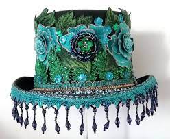 Festival Top Hat Top Hat Burlesque Festival Hat Burning Man Glastonbury Moulin Rouge Women S In 2020 Festival Hat Hats For Men Moulin Rouge Costumes