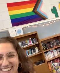 A teacher in California removed the American flag from her classroom and  her students pledged allegiance to the pride flag instead... What the  school did next will shock you 😱 Check comments: