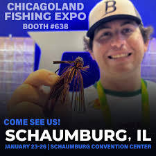 Get ready, Chicagoland anglers! 🎣 We're bringing the heat to the  Chicagoland Fishing Expo, January 23-26, at the Schaumburg Convention  Center. Swing by Booth #638 to explore our latest baits, chat all