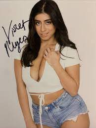 Violet Myers Signed 8x10 Photo Adult Actress PROOF Hot Adult Video Star |  eBay