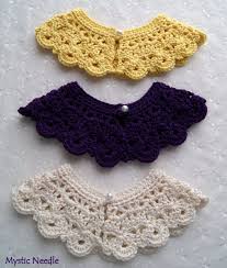 Peter Pan Collar Toddler Young Child Hand Crochet Etsy Crochet With Cotton Yarn Yarn Flowers Crochet Headband Pattern