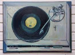 Experiment with deviantart's own digital drawing tools. Technics Record Player Painting By John Kilduff Saatchi Art
