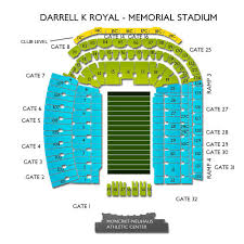 Darrell K Royal Texas Memorial Stadium 2019 Seating Chart