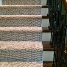 Black And White Herringbone Stair Runner Only Natural Herringbone Stair Runner What Ya Think Amber Stair Runner Carpet Carpet Stairs Stair Runner