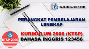 Pemetaan kd bahasa inggris peminatan sma/ma/smk kelas 10 ini dibuat. Perangkat Pembelajaran Bahasa Inggris Kelas 1 S D 6 Sd Mi Kurikulum 2006 Ktsp Lengkap Datadikdasmen Com