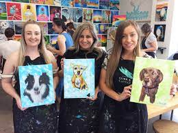 Pet portraits, pet art and framed pet photography of your beloved pets. Australian Dog Lover Champainting By Cork And Canvas