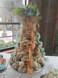 Italian Wedding Cookie Cake Made Up Of X Cookies Italian Wedding Cookies Apricot Twists Anise Italian Wedding Cookies Wedding Cookies Pignoli Cookies