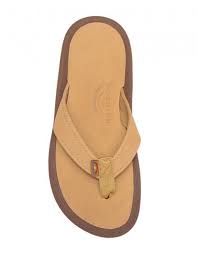 Mens Rainbow Sandals Mens Premier Leather Double Layer With