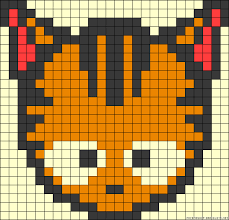Cat Perler Bead Pattern Perle A Repasser Modeles Chat Perles A Repasser