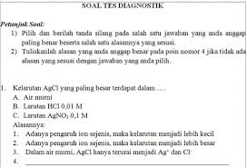 Soal tes siswa baru smp. Contoh Tes Diagnostik Smp