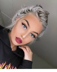 There are also collections of colours which can blend into warm skin tones as well as cool tones, such as green, dark blue, deep brown and hazel eyes with blue or grey flecks. Silver Ash Hair Color And Beautiful Blue Eyes Inspiring Ladies