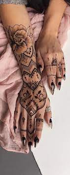 Unique Flower Pattern Mehndi For Hand By Veronicalilu Henna Inspired Tattoos Henna Tattoo Designs Henna Tattoo Hand