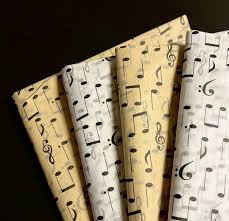 Music Notes Tissue Wrap