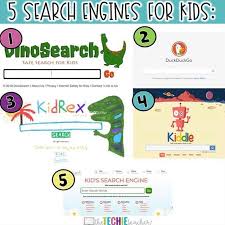 5 Of My Favorite Kid Friendly Search Engines Techie Teacher Elementary Technology Internet Safety For Kids