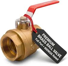 Amazon.com: 3" Brass Ball Valve Full Port 600 WOG Threaded ...