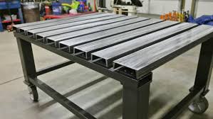 C Channel Top Welding Table Welding Table Welding Projects Welding Bench