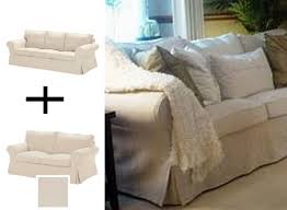 Y con el propósito de asistirte a elegir. Ikea Ektorp 3 Seat Sofa And 2 Seat Loveseat Sofa Slipcover Set Covers Svanby Beige Discontinued