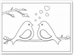 Love Birds Coloring Page Could Be A Suitable Design For Dremel Work Bird Coloring Pages Valentine Coloring Pages Coloring Pages