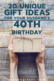 If your husband would rather be outdoors playing sports or enjoying the natural world, consider starting with these thoughtful options. 40 Gift Ideas For Your Husband S 40th Birthday Unique Gifter