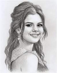 Selena Gomez Drawing In Black White Selena Gomez Sketch Marvel Poster Vintage Selena Gomez Sketch Pencil
