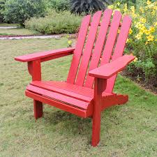 Outdoor International Caravan Royal Fiji Adirondack Patio Chair Barn Red Adirondack Chairs Patio Adirondack Chair Wood Adirondack Chairs