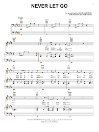 For more information and source, see on this link : David Crowder Band Never Let Go Sheet Music Download Pdf Score 71974