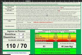 Plantilla Excel Calculadora Tension Arterial Gratis 2022