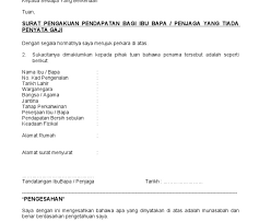 Lembar ini diketahui oleh wali kelas, guru pembimbing, dan kepala mtsn blitar. Surat Rasmi Ibu Bapa Kepada Sekolah Resepi Book F