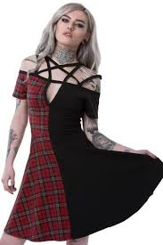 Pin By Death Candy On 1 Design Inspiration Killstar Clothing Skater Dress Dresses