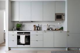 Published at 593 × 924 in 50 perfect light grey kitchen cabinets ideas. Mint Green Kitchen In A Cozy Living Space Coco Lapine Design Mint Green Kitchen Green Kitchen Open Plan Kitchen Dining
