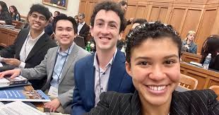 P*Law's 2025 Liman Undergraduate Fellows: Henry Hsiao, Mya Koffie, Sander  McComiskey, and Vinayak Menon traveled to Yale Law School last week with  faculty advisor Prof. Lynda Dodd to attend the annual Arthur
