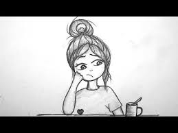 Paul getty museum comprises greek, roman, and etruscan art from the neolithic to late antiquity; How To Draw A Sad Girl Girl Sitting Alone Drawing With Pencil Pencil Sketching 15 August 2021