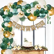 Baby showers are very popular and usually closer to the end of your pregnancy where your friends and family get together to celebrate the up coming birth and to shower you with gifts. Ola Memoirs Safari Baby Shower Decorations Jungle Theme Party Supplies With Lush Green Balloon Garland Arch Kit Backdrop Banner Tropical Palm Leaves Balloons Strip Ivy Vines Decor For Boy And Girl