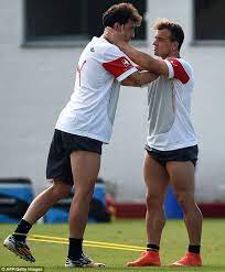 Shaqiri having stoke medical (twitter.com). Xherdan Shaqiri Set For Stoke After Mark Hughes Agrees 12m Fee With Inter Milan For The Former Bayern Munich Winger Daily Mail Online
