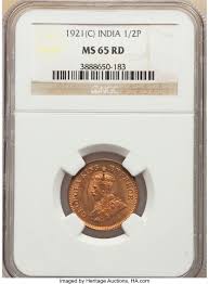 ½ Pice - George V - India - British ...