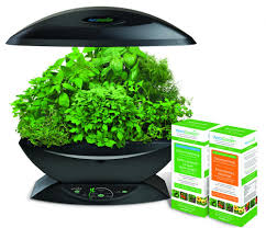Easily start plants indoors : Aerogarden 7 W Gourmet Herb Grow Anything Kit Aero500 Blueearthsustainable Com
