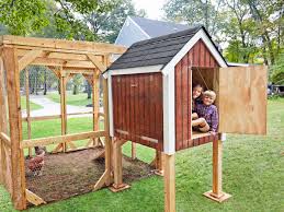 Usually there's a coop where the chickens go to lay eggs and to roost every night. How To Build A Chicken Coop This Old House