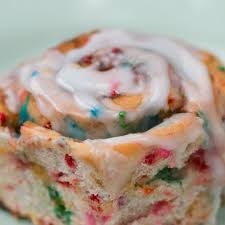 Rainbow Sprinkle Cinnamon Rolls Recipe Food Cinnamon Rolls Recipe Dessert Recipes