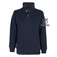 M Polaris Navy Fleece Lined Pullover