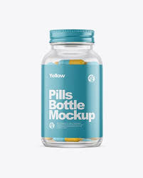 Clear Glass Bottle With Pills Mockup In Bottle Mockups On Yellow Images Object Mockups Mockup Free Psd Bottle Mockup Mockup Downloads